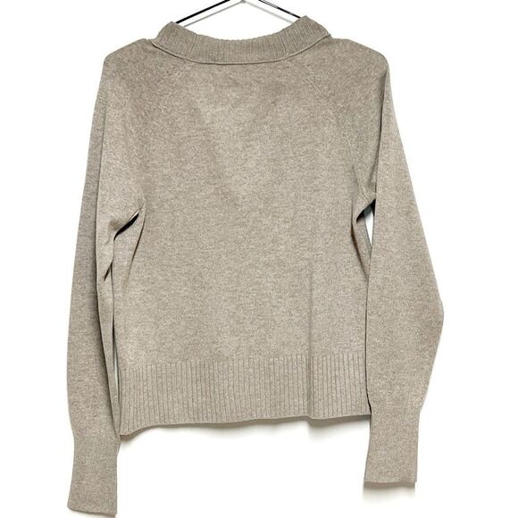 Everlane Recashmere Varsity Cardigan Sand Womens Sz XS Host Pick - Picture 4 of 7